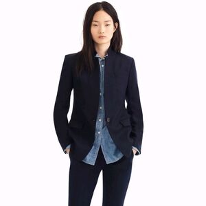 J. Crew Regent Wool Blazer In Nazy Size 6 Career Business Corporate